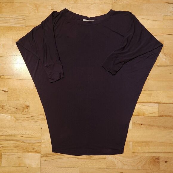 41 Hawthorn Plum Top, Womens Batwing Boat Neck, Size Small - Picture 1 of 5